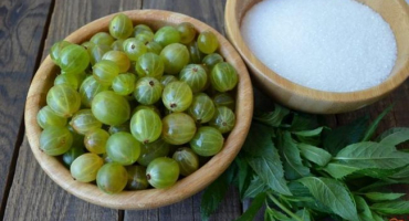 Originální recept na výrobu angreštového džemu s mátou na zimu